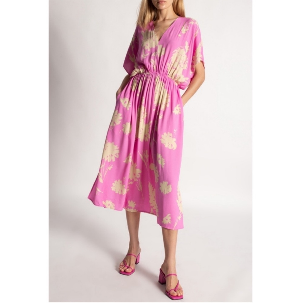Samsoe Samsoe | NWT | Andina Long Dress | Kiribati pink | size Large L NEW